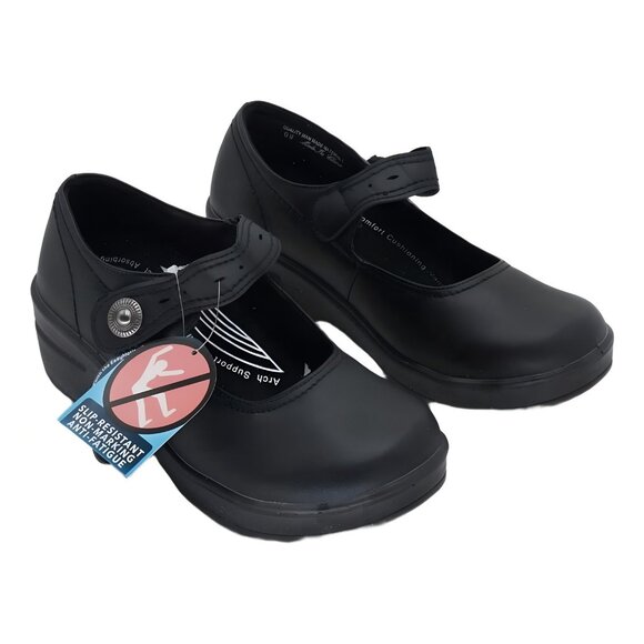 Easy Street Letsee Women's Slip-Resistant Mary Jane Shoes Black 9.5M - Picture 4 of 6